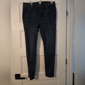 J. Crew Women's Blue High Rise Skinny Jeans